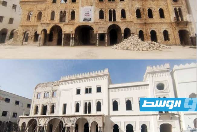 استمرار أعمال ترميم مبنى البلدية التاريخي وسط تحديات «غير مسبوقة»