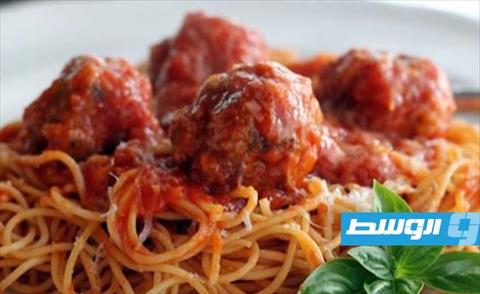 إسباغتي بكرات اللحم