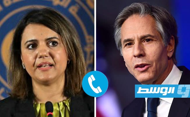 بلينكن والمنقوش يؤكدان أهمية ضمان إجراء الانتخابات في موعدها