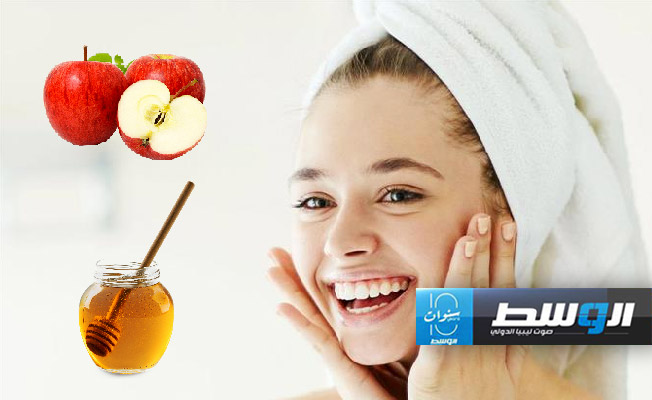 قناع التفاح والعسل للبشرة الدهنية
