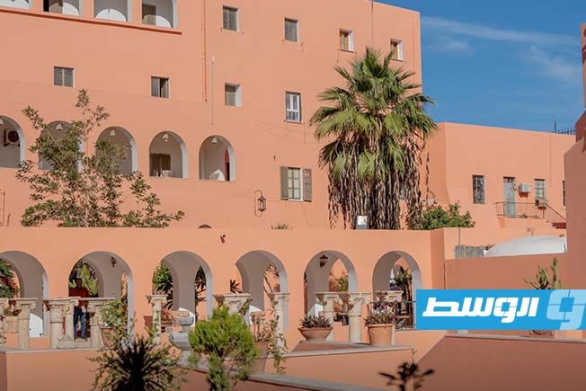 استكمال أعمال صيانة وترميم مبنى قلعة السرايا الحمراء