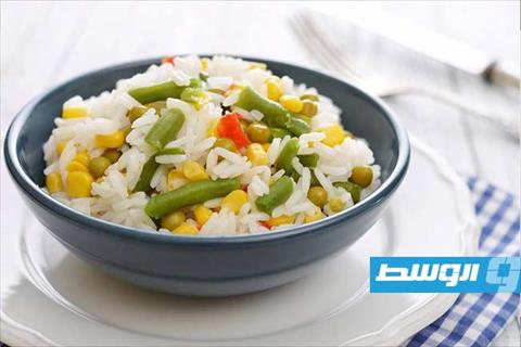 أرز بالخضراوات