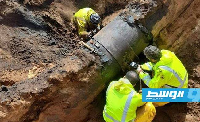 السيطرة على تسرب بخط لنقل النفط الخام إلى ميناء السدرة