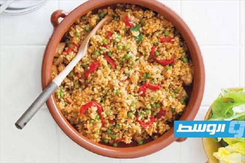 فريك بالكبدة واللحم المفروم