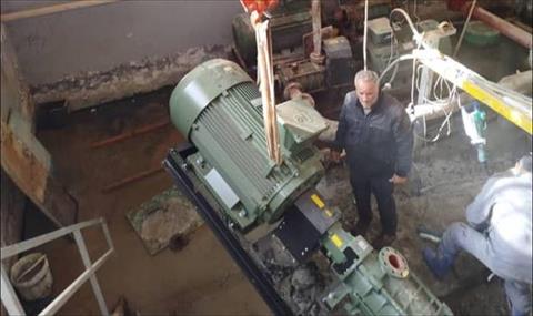 GCWW: New pump installed at the Gharyan water station