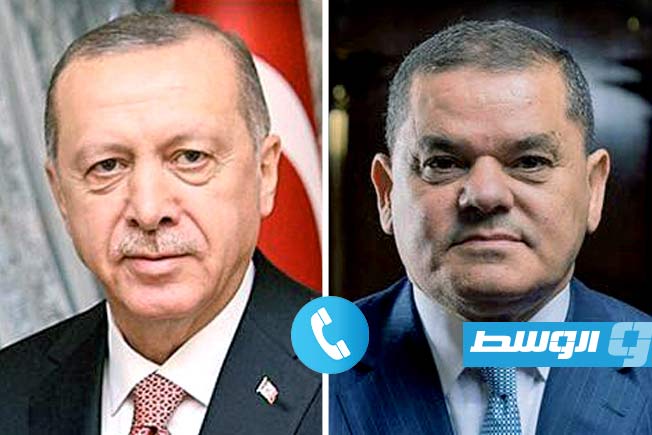 الدبيبة وإردوغان يتفقان على مواصلة جهود حماية مصالح ليبيا وتركيا في شرق المتوسط