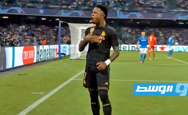 فينيسيوس يعادل رقم روبرتو كارلوس في دوري أبطال أوروبا