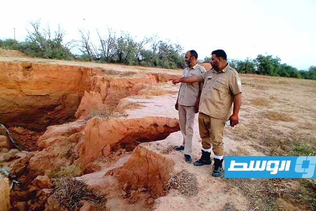 اللجنة الفنية: التشققات الأرضية في اسبيعة تستدعي دراسة علمية عاجلة