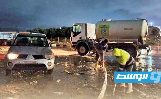«أمن البيضاء» تحذر من انعدام الرؤية على الطرق