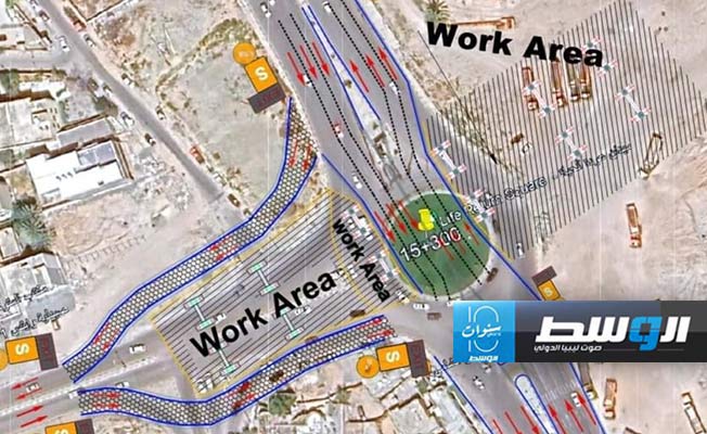 تعديلات مرورية في عين زارة لإنشاء جسر جديد