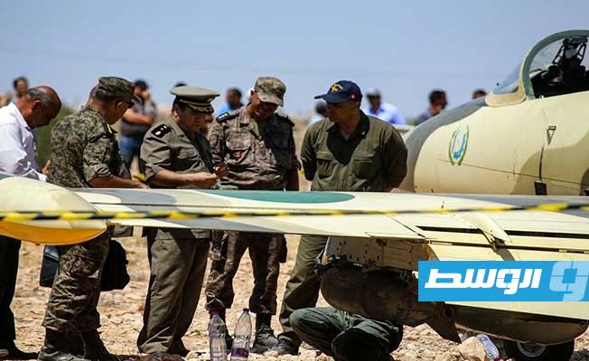 مصرع قائد طائرة عسكرية تونسية ومساعده في حادث سقوط ببنزرت