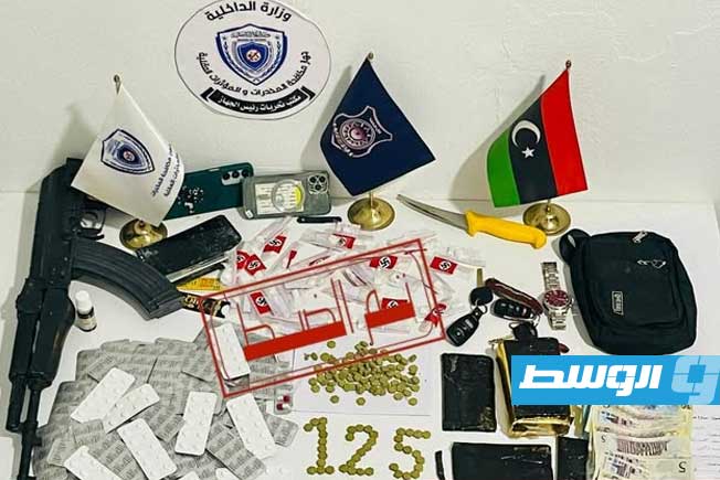 ضبط شبكة لتجارة المخدرات في مصراتة