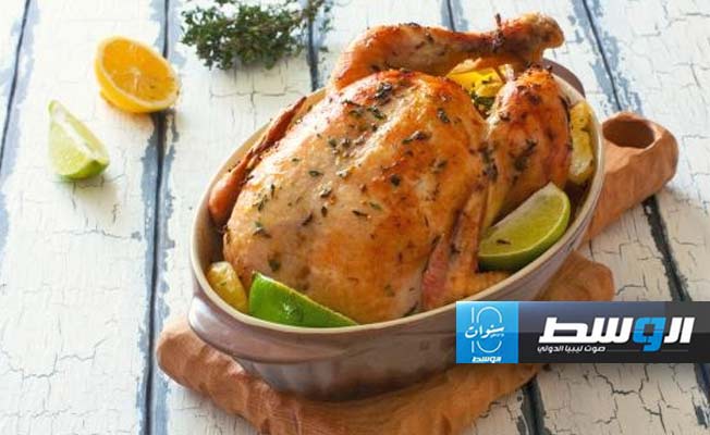 دجاج مشوي بالأعشاب