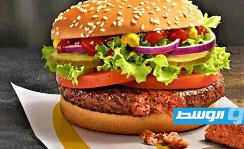 برغر نباتي من الحمص والعدس