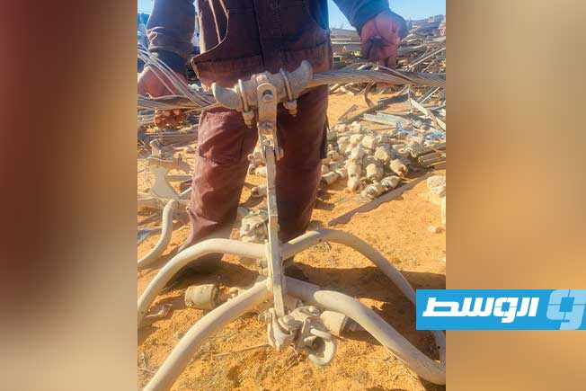 GECOL announces the delivery of tension and suspension chains for the West Tripoli-Taba power transmission line project