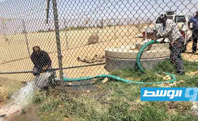 إقفال 54 مجمع مياه مخالف على مسار أنابيب النهر الصناعي بالشويرف