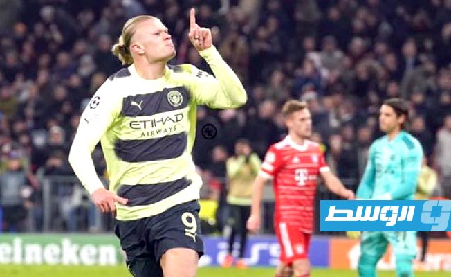 مانشستر سيتي يتخطى بايرن ميونيخ إلى نصف نهائي أبطال أروربا