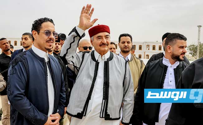 حفتر يشارك «تجمع شباب بنغازي» الاحتفال بعيد الفطر