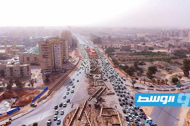 قفل جزئي لطريق المطار بطرابلس