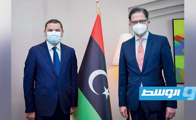 دبيبة يبحث مع السفير الألماني أهمية التئام النواب لعقد جلسة «منح الثقة»