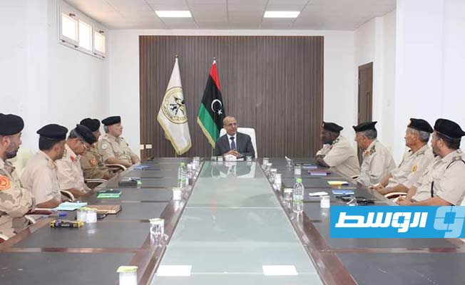 اللافي يناقش مع جويلي جهود دعم المؤسسة العسكرية