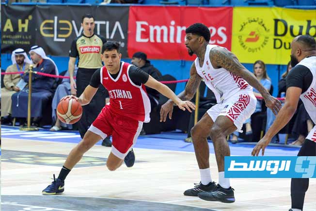 Al-Ittihad loses its match against the UAE national team in the Dubai Basketball Championship