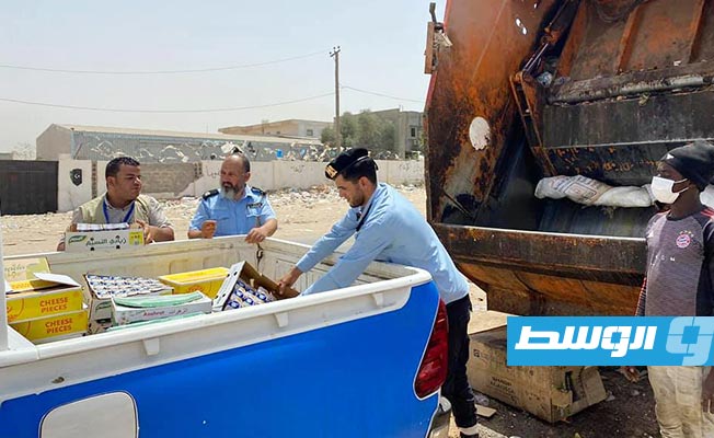 إعدام أجبان فاسدة في طرابلس