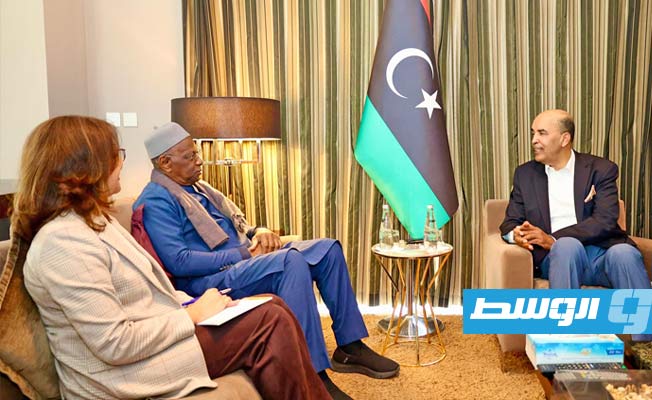 الكوني يبحث مع باتيلي سبل دعم العملية السياسية تمهيدا للانتخابات