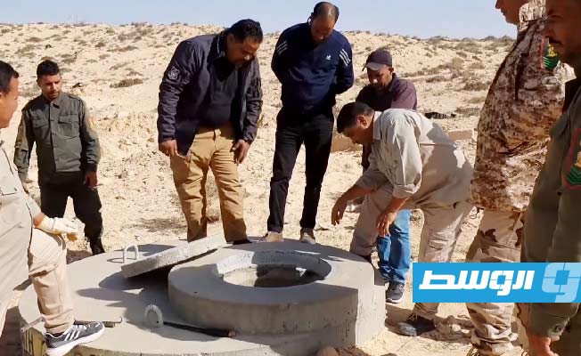 إزالة وصلات غير شرعية في مسار النهر الصناعي «أجدابيا - بنغازي»