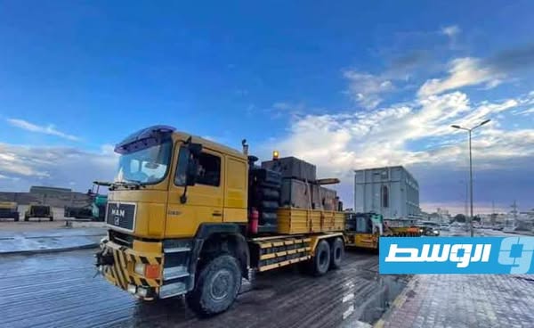 محول جديد لمحطة «تحويل الخليج» في سرت