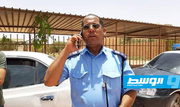 القبض على شخص حاول سرقة سيارة رئيس قسم المرور في سبها