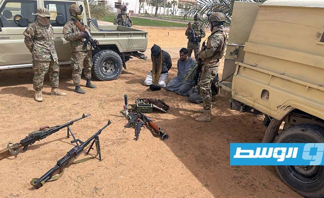 القيادة العامة تعلن اعتقال قيادي من «داعش» بحي الشارب في أوباري