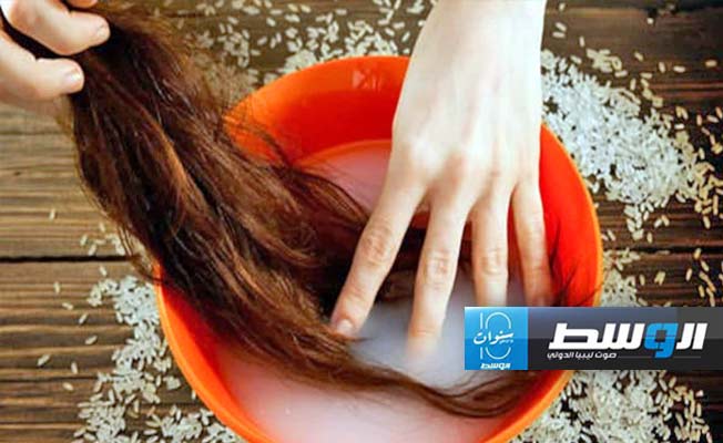 ماء الأرز للعناية بشعرك الجاف