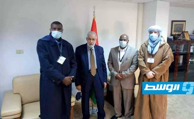 خلال لقاء مع سيالة.. وفد من غات يطالب بإعادة فتح الحدود مع الجزائر والنيجر
