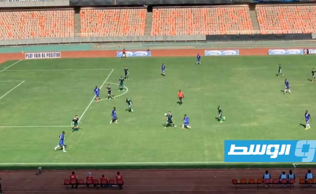 بيشارا التنزاني يتفوق في الشوط الأول ضد الأهلي طرابلس بالكونفدرالية