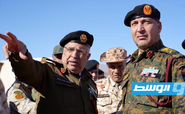 الحداد يتفقد مواقع عسكرية مقترحة كميادين رماية جنوب ترهونة