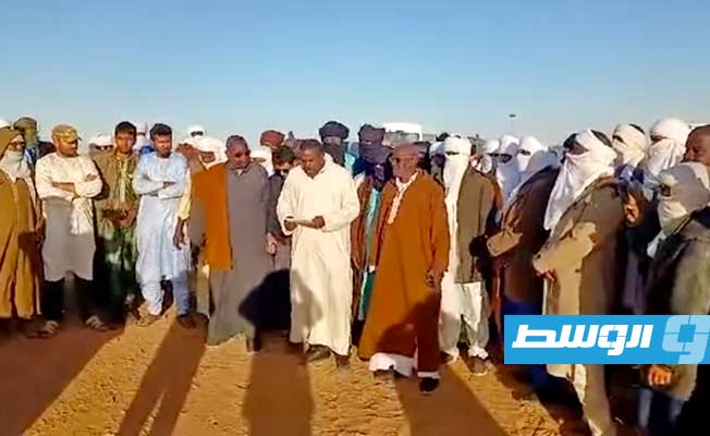 محتجون يغلقون حقل الشرارة النفطي (فيديو)