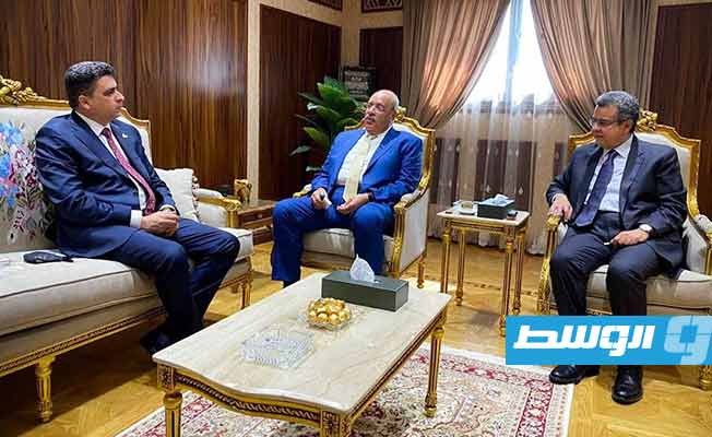 «شكشك» يبحث تبادل الخبرات مع الجهاز المركزي للمحاسبات المصري