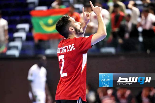 شاهد.. الفوز على موريتانيا يعيد ليبيا لدائرة المنافسة في أفريقية كرة الصالات