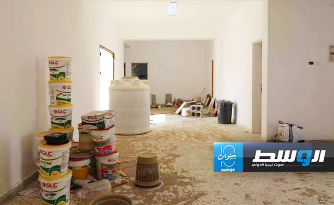 بدء صيانة مبان حكومية في اهراوة.. منها الإسعاف والسجل المدني
