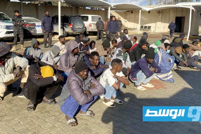 ضبط تجمع للمهاجرين غير الشرعيين في زوارة