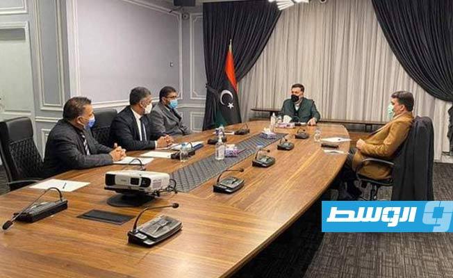 السراج يبحث مع بومطاري وشكشك والعبدلي تذليل العقبات أمام مشروعات الكهرباء