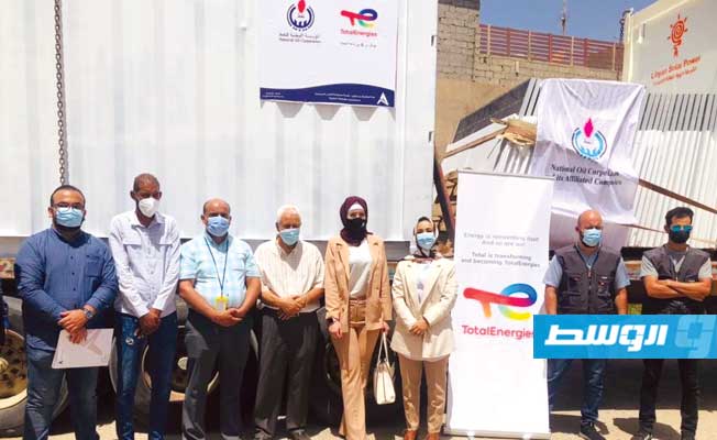 مركز العزل بوادي عتبة يتسلم مصنع أوكسجين