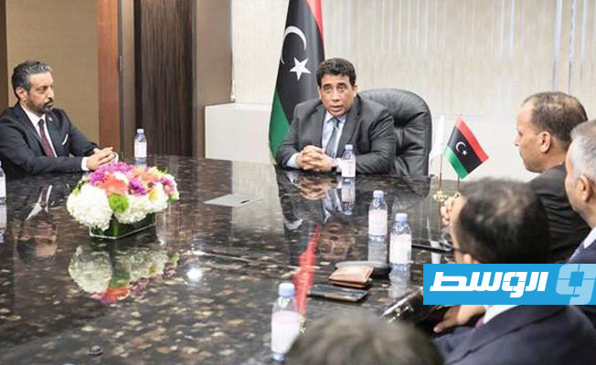 المنفي يلتقي أعضاء البعثة الليبية لدى الأمم المتحدة