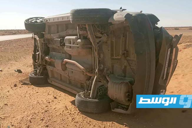 إصابة شخصين بحادث سير في منطقة أبوقرين
