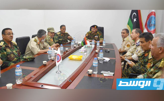 الحداد يبحث الأوضاع الميدانية بمحاور غرب سرت
