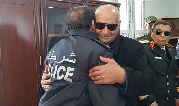 بالصور: مدير أمن طبرق الجديد يتسلم مهام منصبه