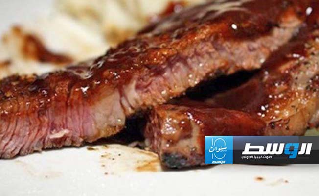 اللحم بالتوابل في الفرن