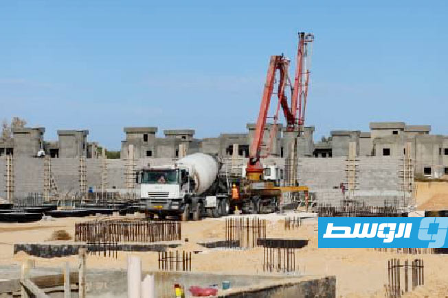 فيديو.. إنشاء محطة تحويل كهرباء «العلاقة» بصبراتة