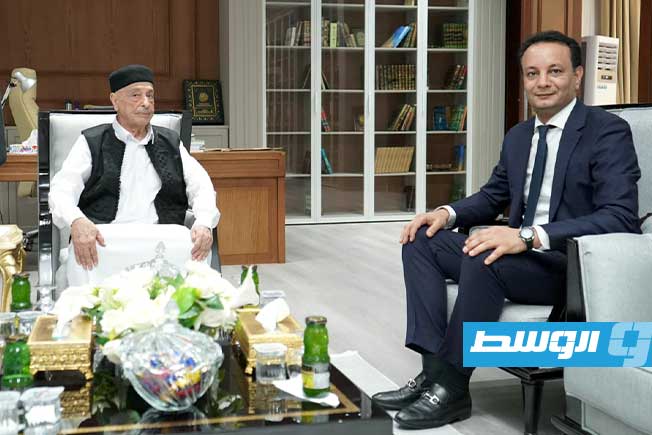 بلقاسم حفتر يقدم لـ«عقيلة» شروحا تفصيلية حول «ميزانية صندوق الإعمار وخطة التنمية»